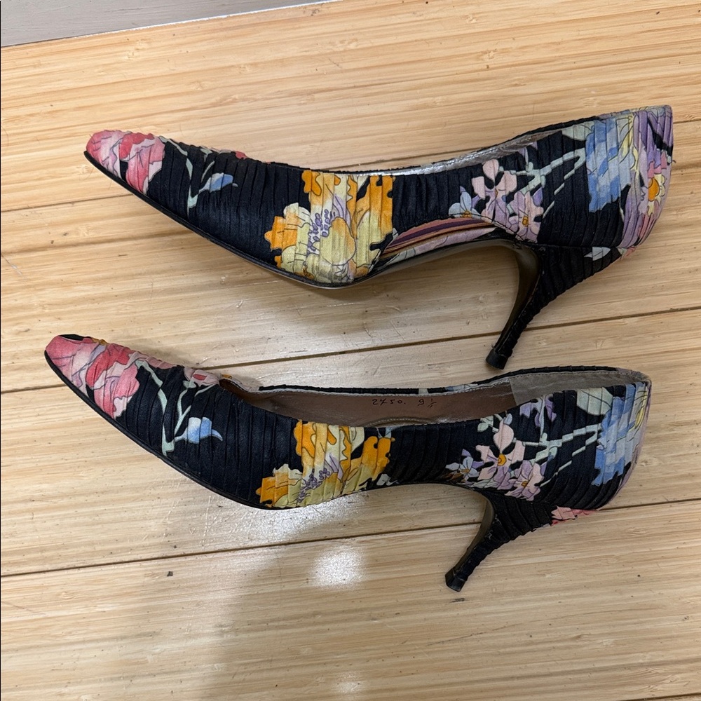 Vintage Susan Bennis/Warren Edwards Heels Size 9 1/2 - Picture 6 of 12